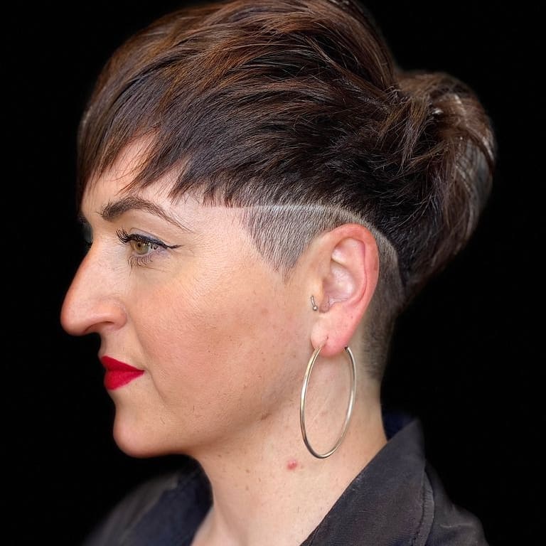 Voluminous Pixie Style with Undercut