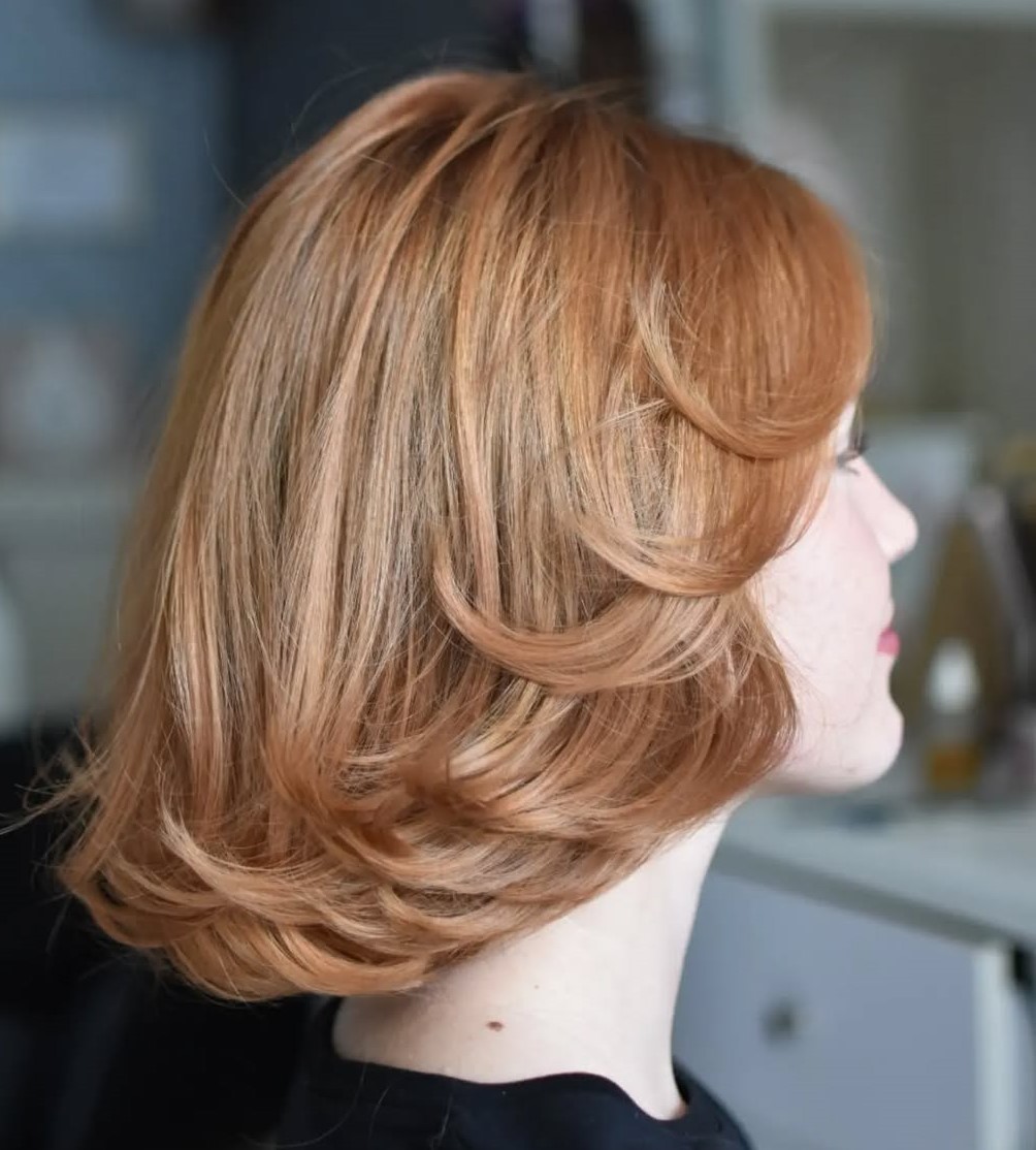 Butterfly Bob with Wispy Layers