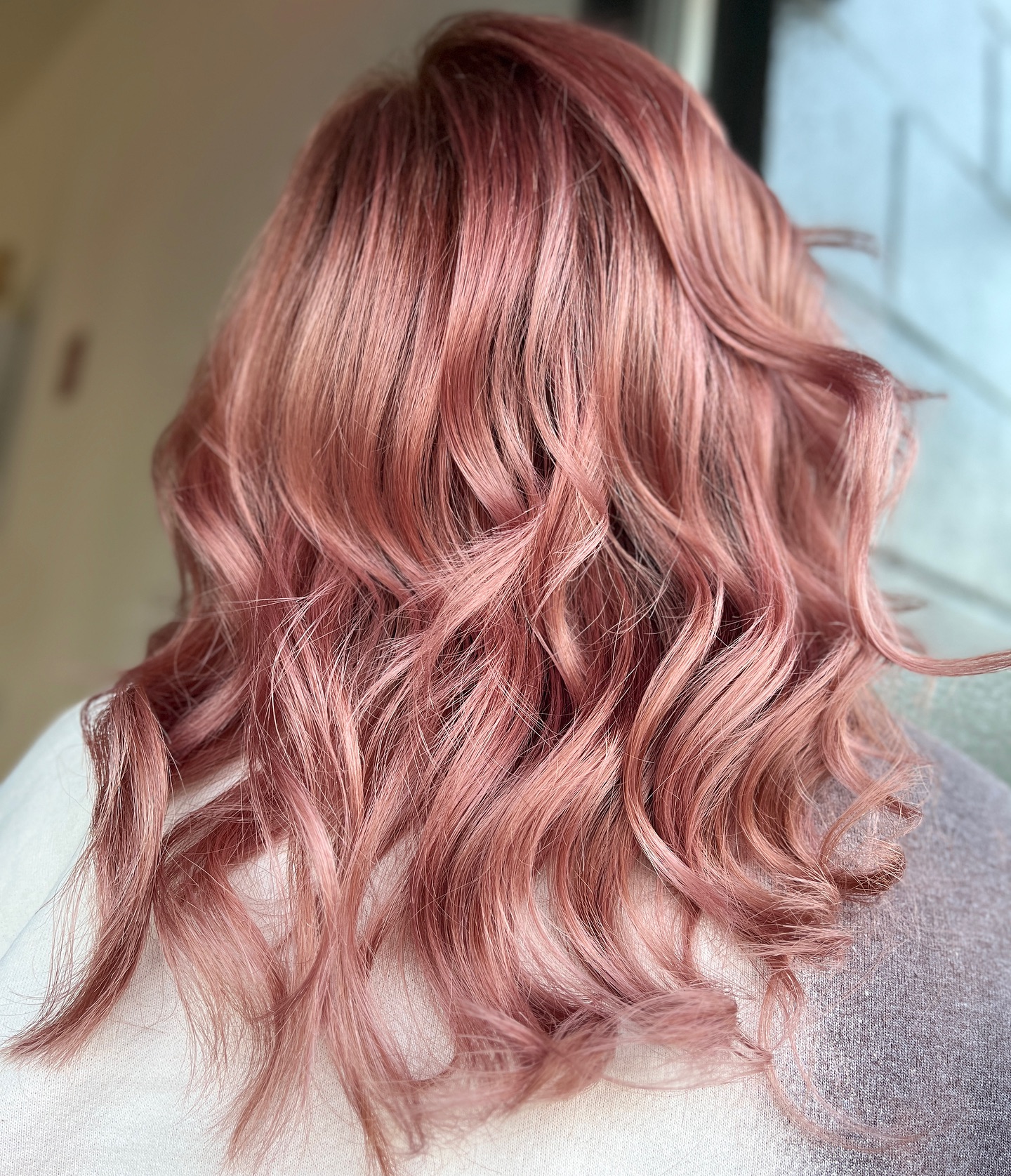 Pink Rose Gold Tresses