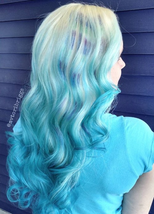 Reverse Blue Ombre