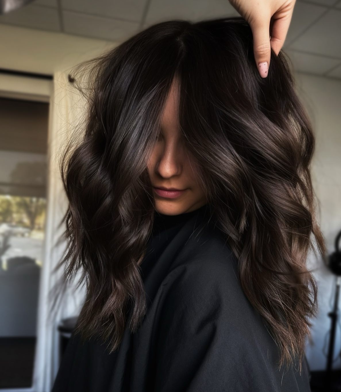 Rich Espresso Brown Balayage