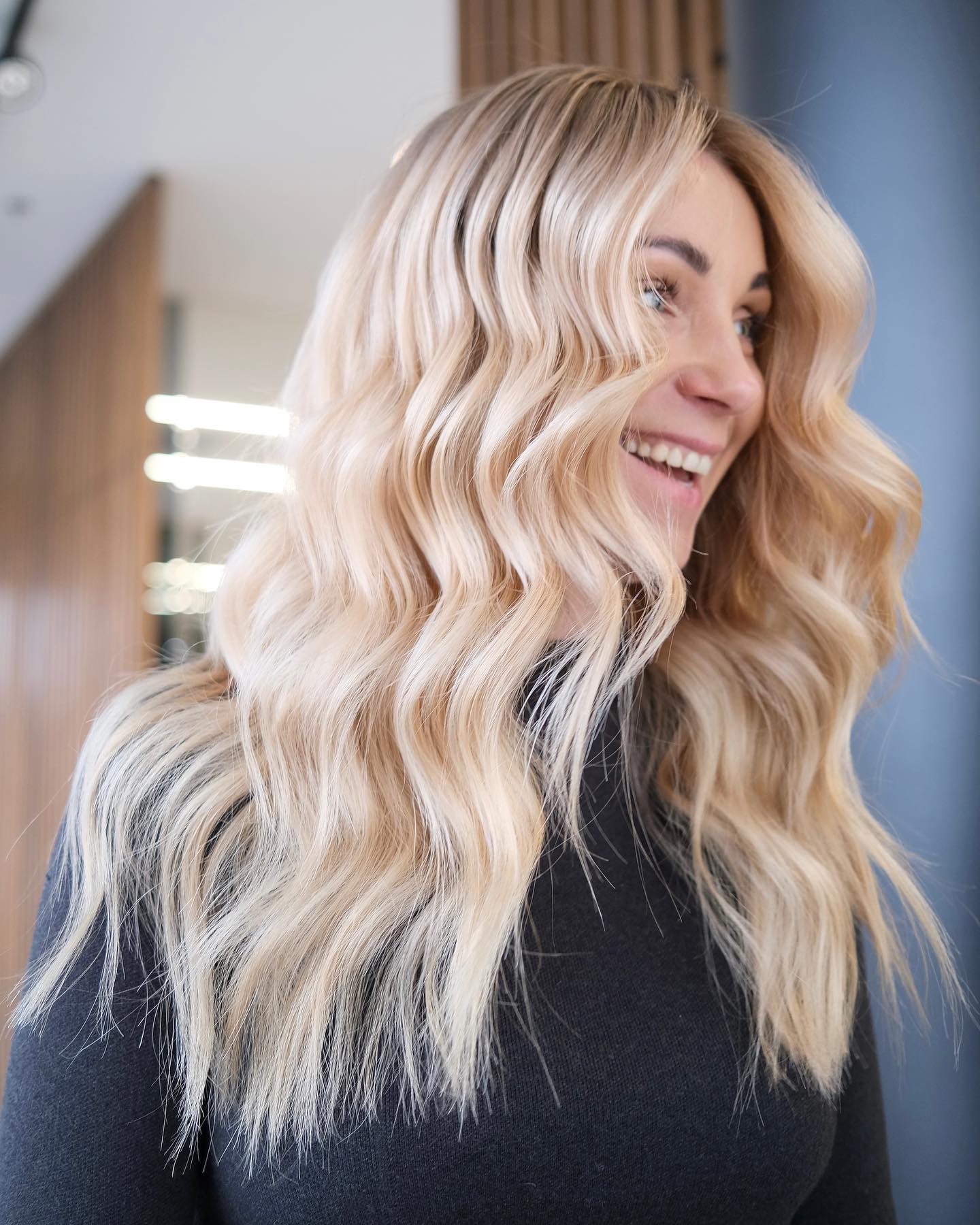 Sandy Blonde Beach Waves