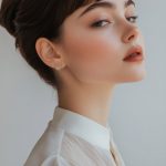 a-woman-with-a-classic-sleek-bun-and-blunt-bangs