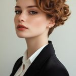 a-woman-with-a-curly-pixie-cut-with-volume-wearin