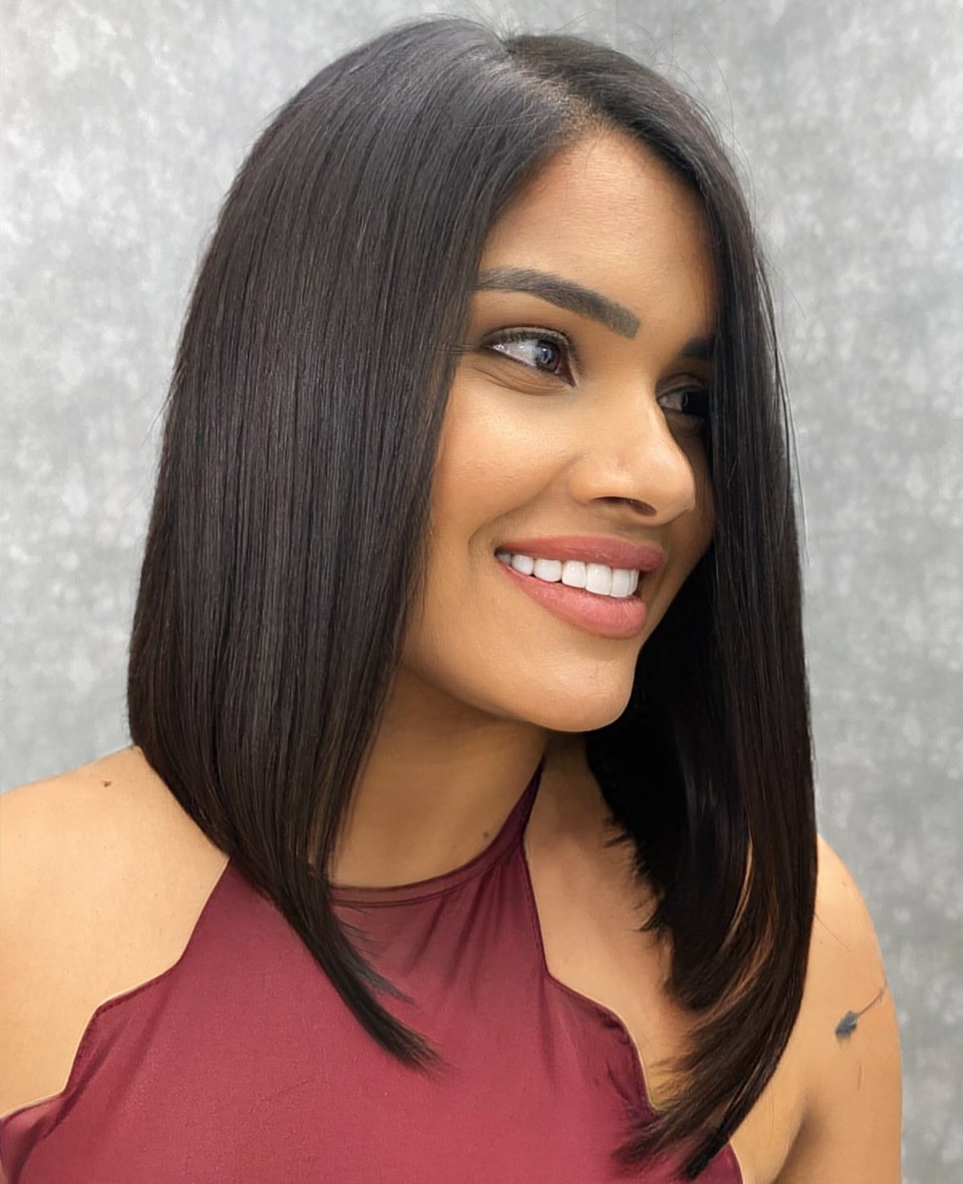 Angled Bob with One Side Longer