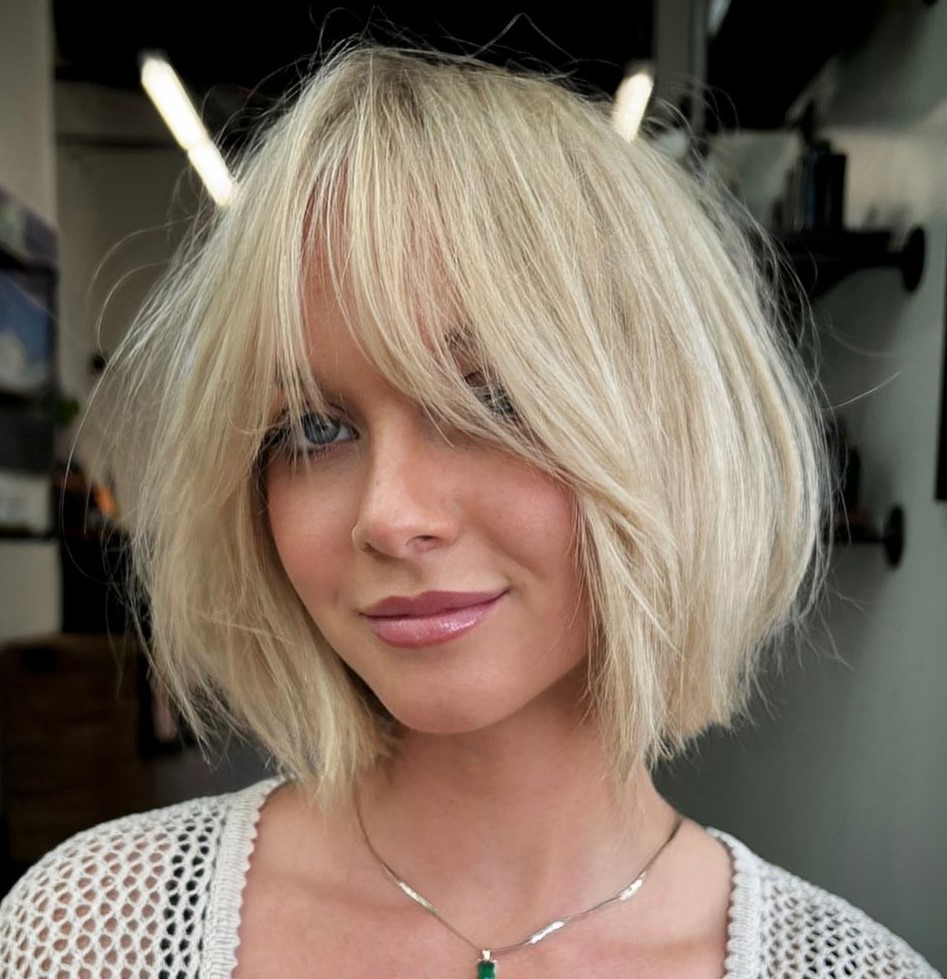 Bob Cut with Highlights