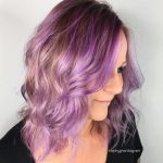 light-brown-and-lavender-balayage-hair