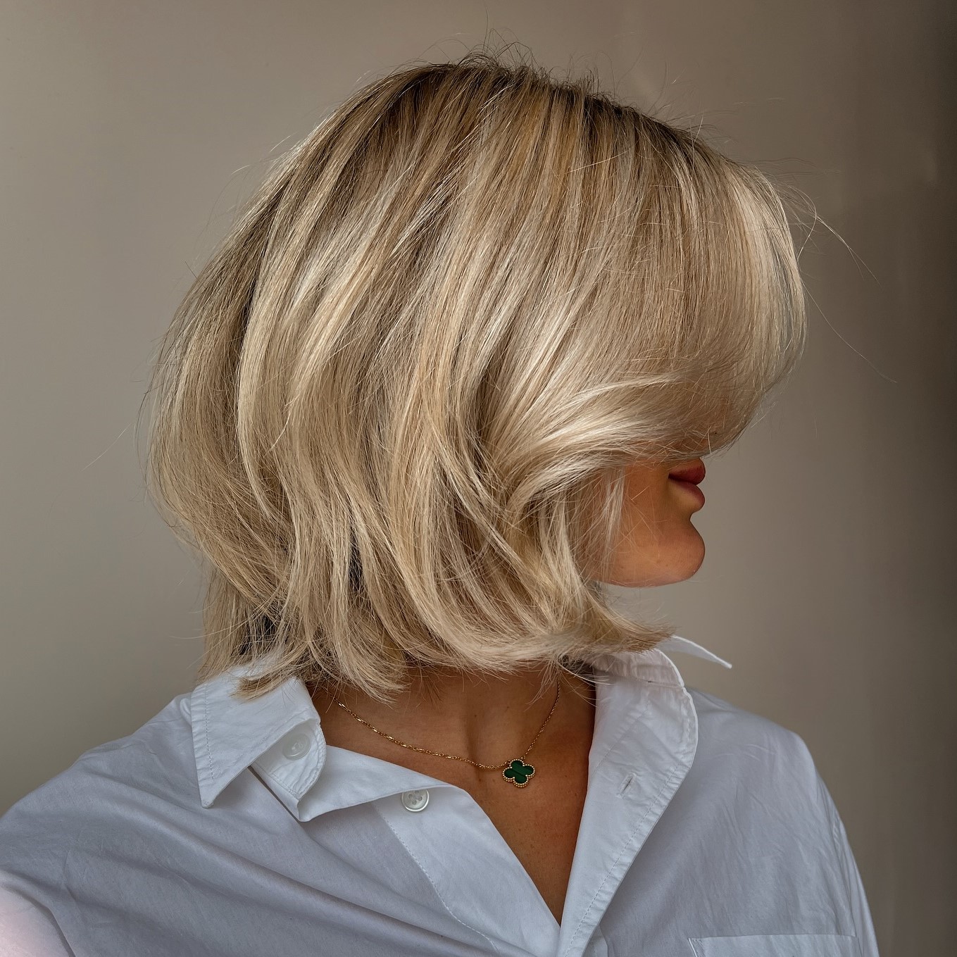 Old Money Blonde Bob