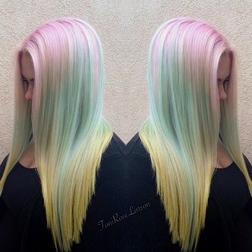 Pastel Ombre Hair